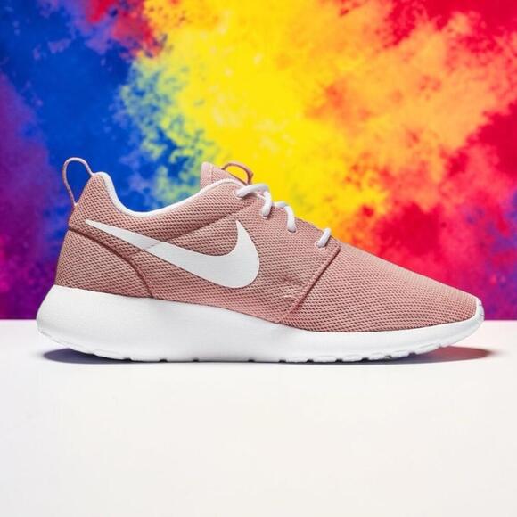 Nike Shoes - Nike Women's Roshe One Coral Stardust / White Running Shoes 844994-603 SIZE 9